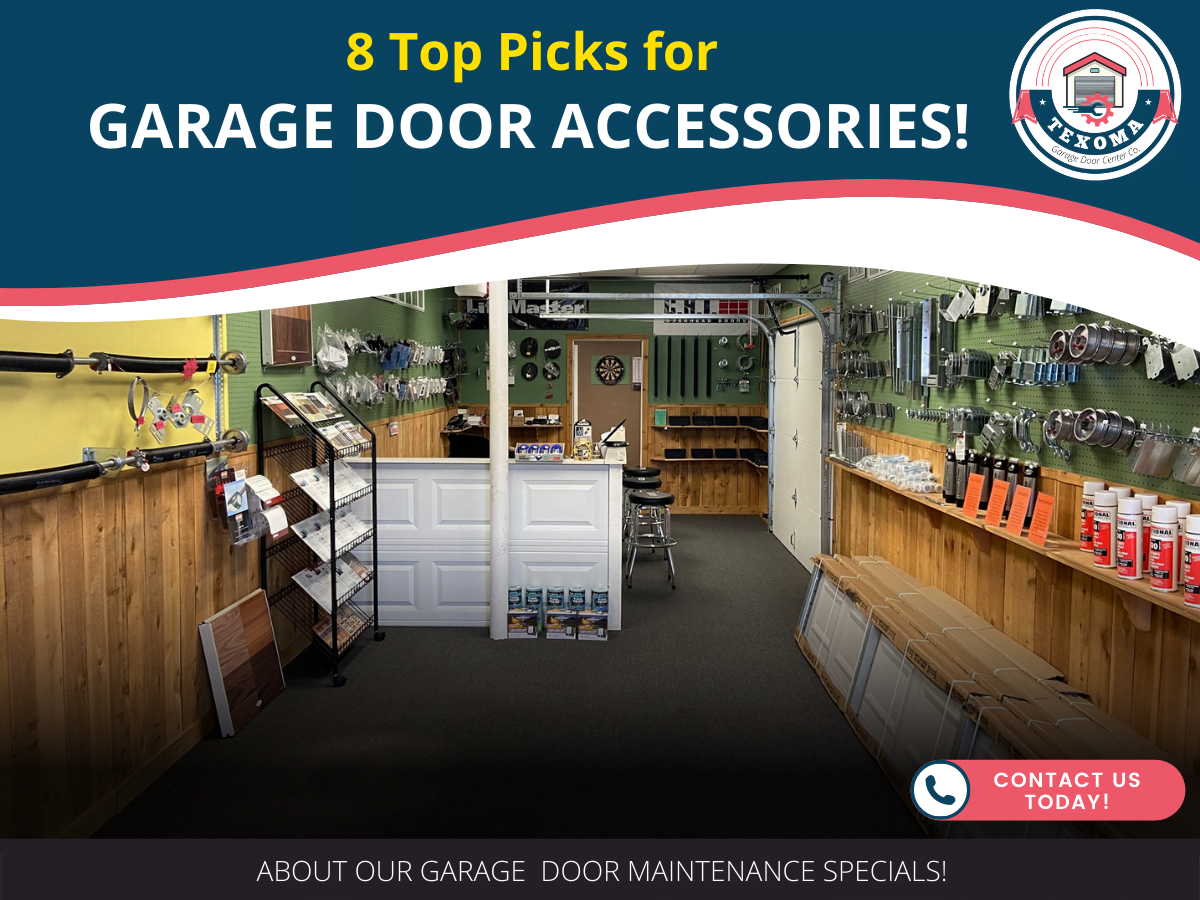 8 Picks For Garage Door Accessories! Texoma Garage Door Center Co.