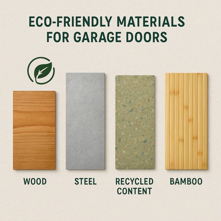Green Upgrades: Sustainable Choices for Your Residential Garage Door Installation 1 eco-friendly materials for Residential garage door installation
