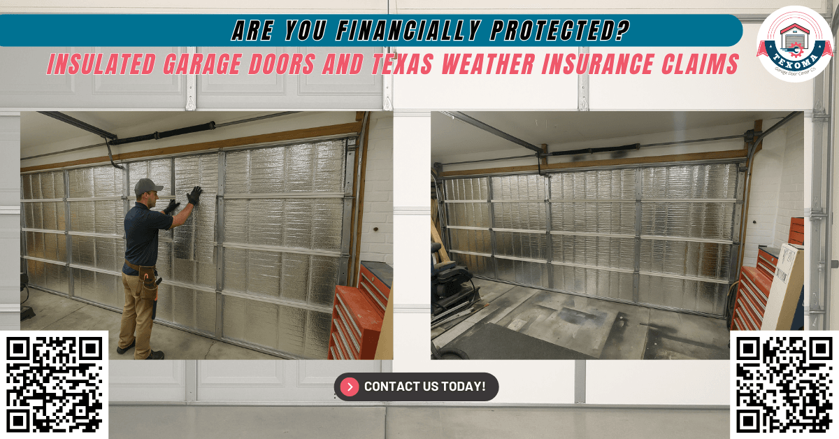 Tips & Guides 14 Are You Financially Protected? Insulated Garage Doors and Texas Weather Insurance Claims - Texoma Garage Door Center Co.