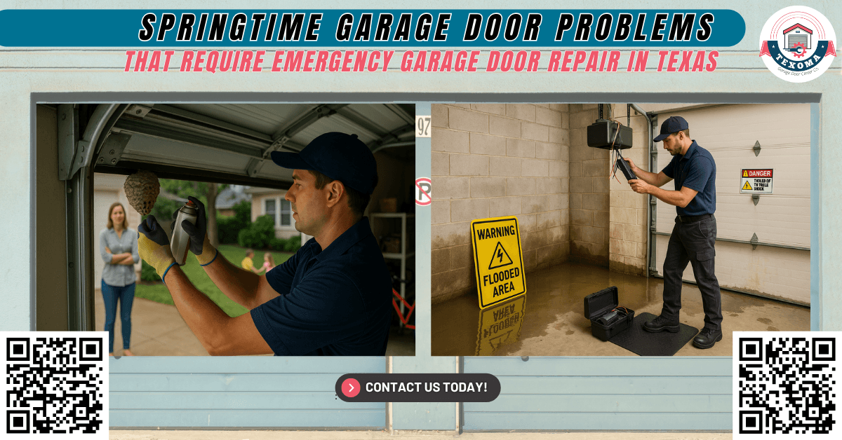 Tips & Guides 19 Springtime Garage Door Problems That Require Emergency Garage Door Repair in Texas - Texoma Garage Door Center Co.