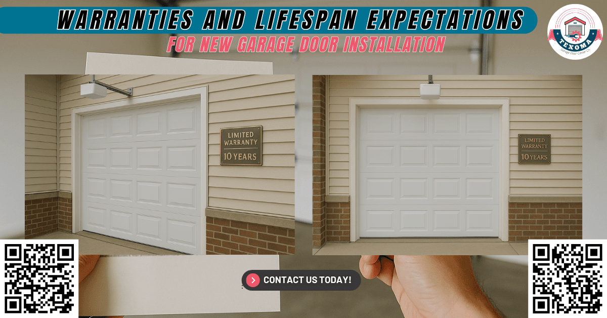 Tips & Guides 18 Warranties and Lifespan Expectations for New Garage Door Installation - Texoma Garage Door Center Co.