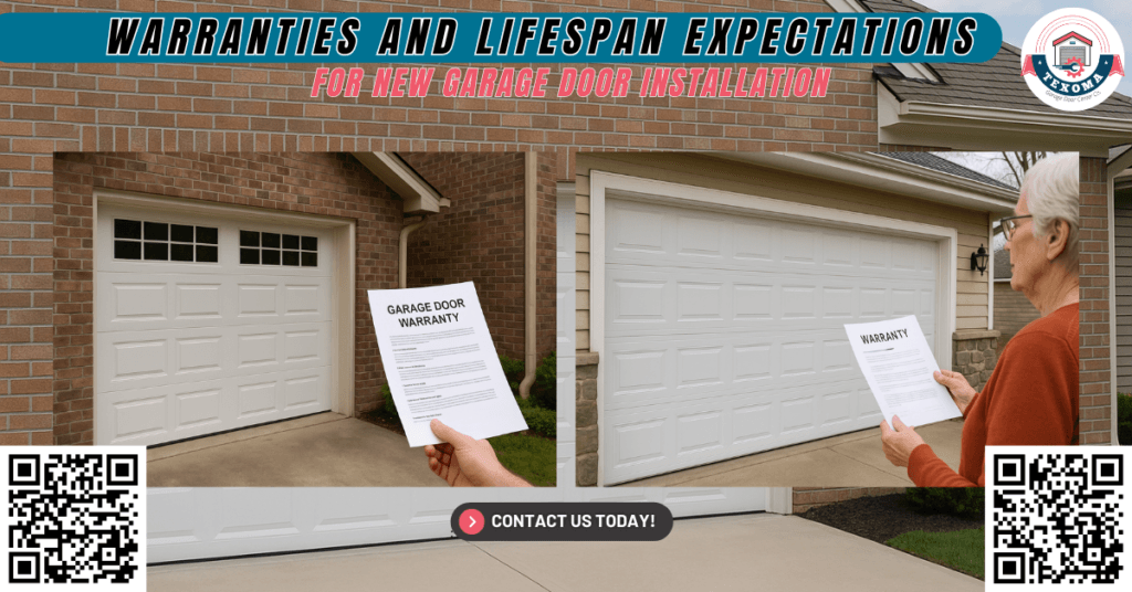 Warranties and Lifespan Expectations for New Garage Door Installation 1 Warranties & Lifespan Tips for New Garage Door Installation in Sherman, TX
