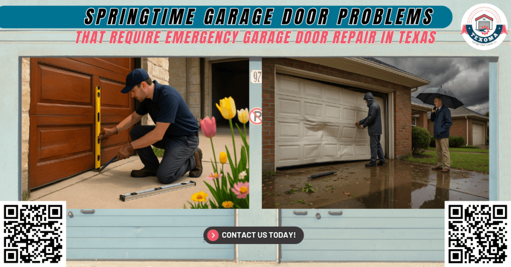 Springtime Garage Door Problems That Require Emergency Garage Door Repair in Texas 1 Springtime Garage Door Problems That Require Emergency Garage Door Repair in Texas