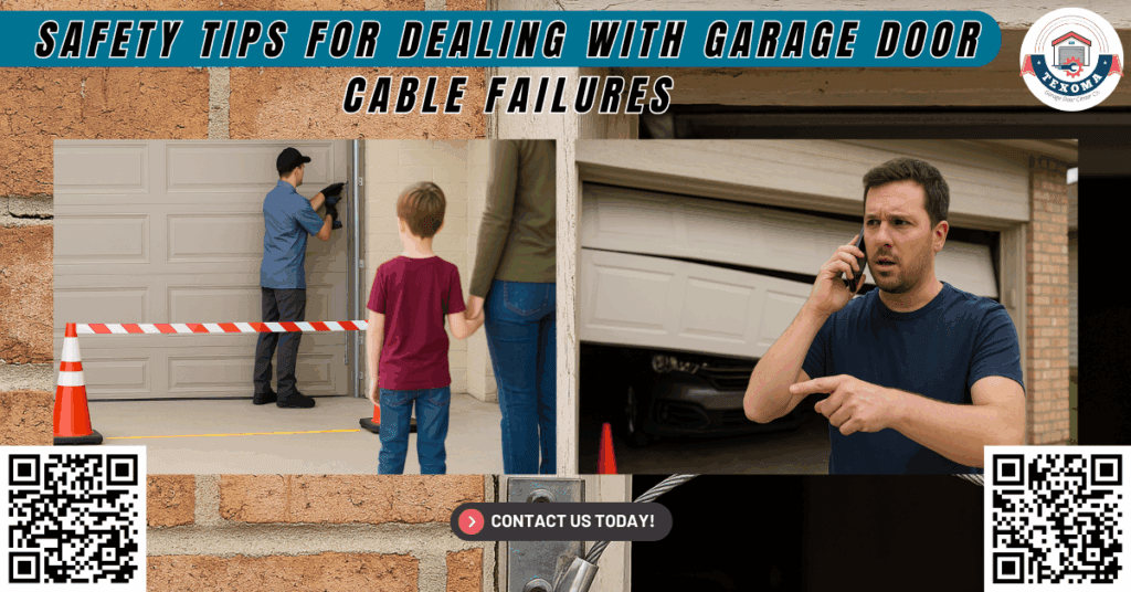 Safety Tips for Dealing with Garage Door Cable Failures 2 Safety Tips for Dealing with Garage Door Cable Failures - Texoma Garage Door Center Co.