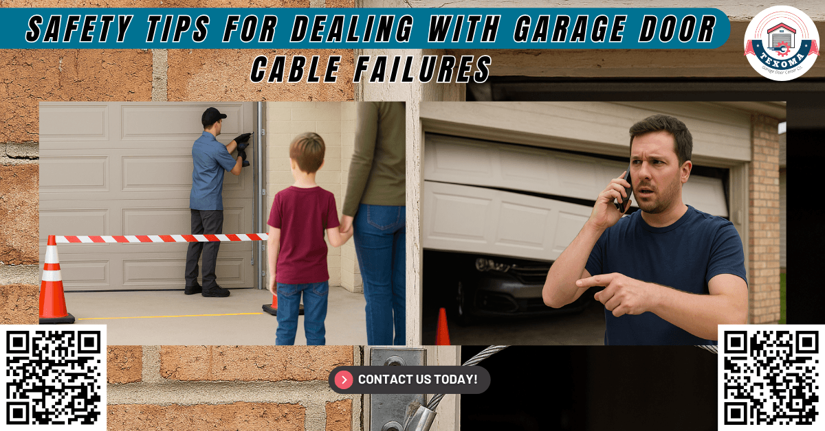 Tips & Guides 10 Safety Tips for Dealing with Garage Door Cable Failures - Texoma Garage Door Center Co.