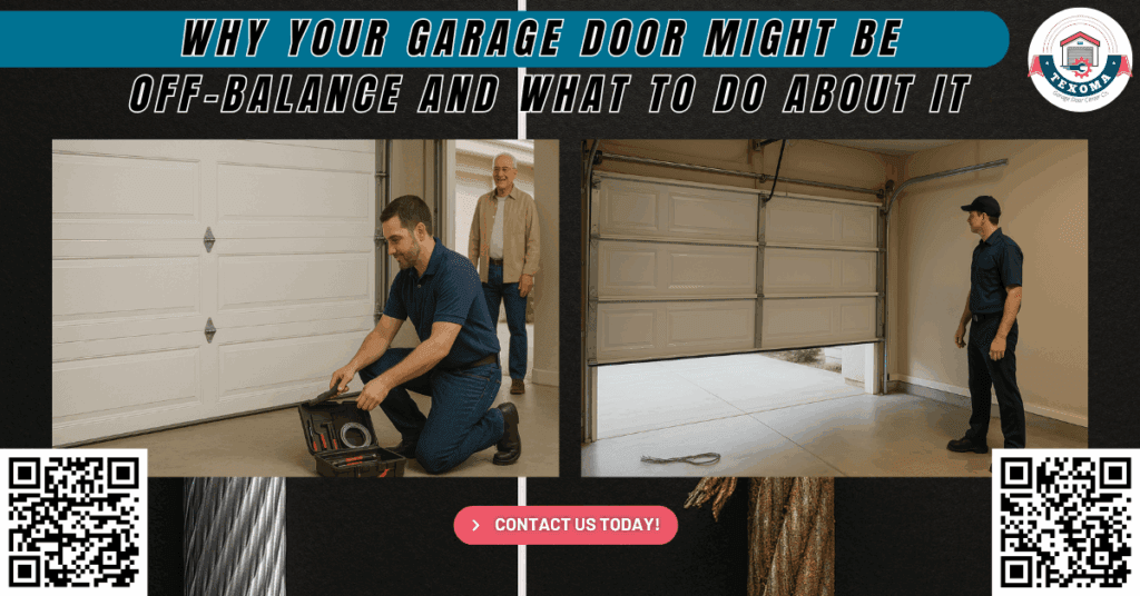 Why Your Garage Door Might Be Off-Balance and What to Do About It 2 Why Your Garage Door Might Be Off-Balance and What to Do About It - Texoma Garage Door Center Co.