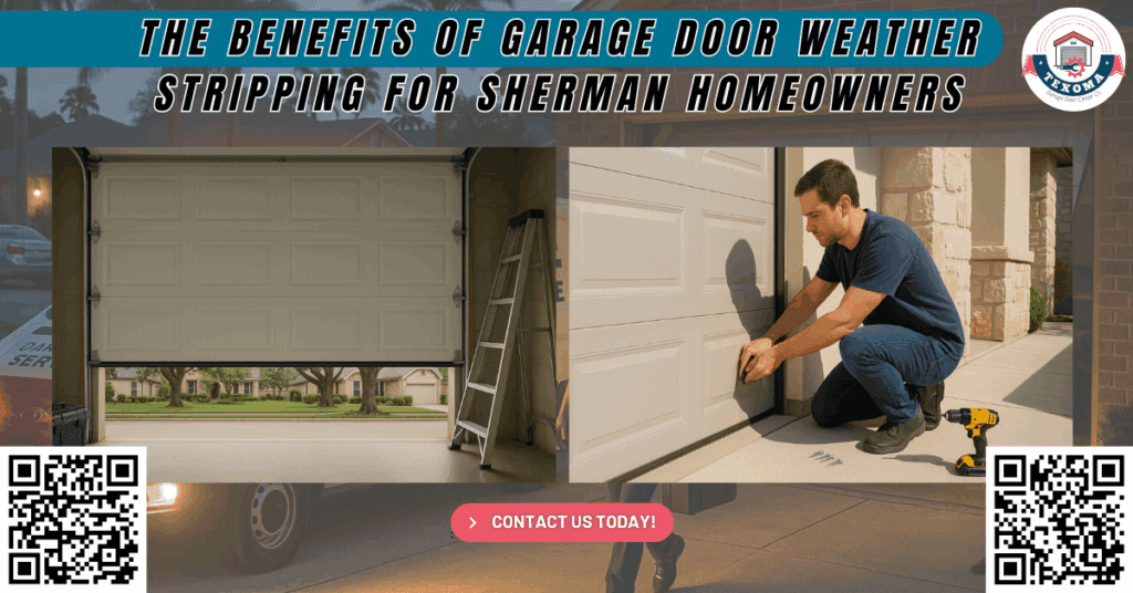 The Benefits of Garage Door Weather Stripping for Sherman Homeowners 1 The Benefits of Garage Door Weather Stripping for Sherman Homeowners - Texoma Garage Door Center Co.