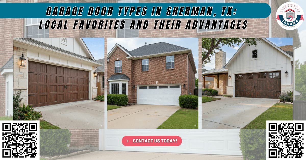 Tips & Guides 1 Garage Door Types in Sherman, TX: Local Favorites and Their Advantages - Texoma Garage Door Center Co.