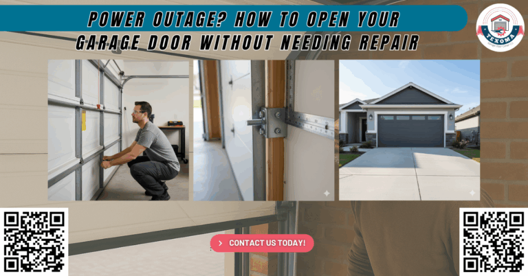 Garage Door Material Dilemma: Making the Right Choice in Sherman, TX 2 Power Outage? How to Open Your Garage Door Without Needing Repair - Texoma Garage Door Center Co.